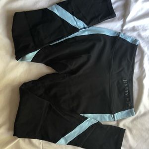 NastyFit Mint and Black Contour Leggings